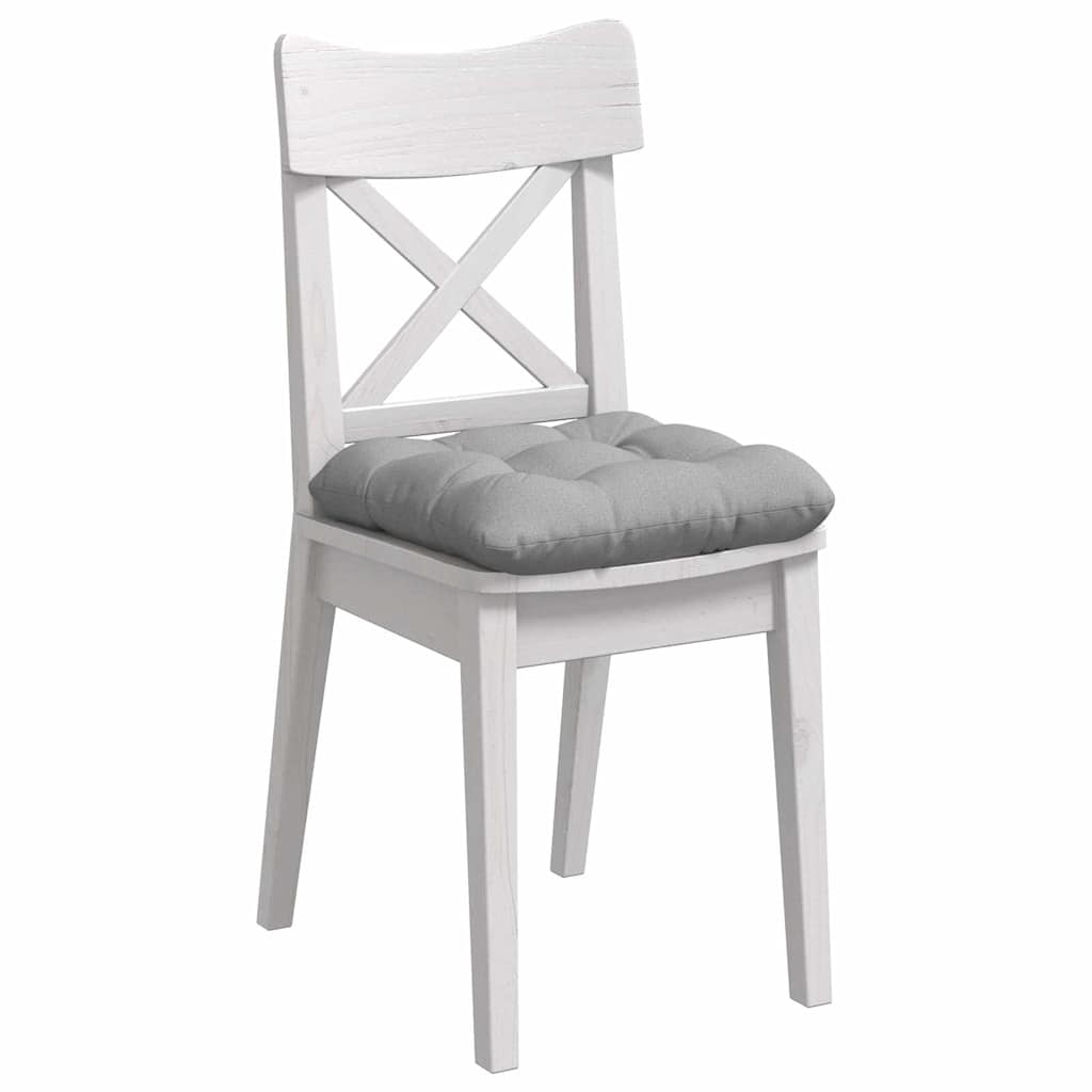 Cuscini per Seduta 4 pcs Grigio Nuvola 40 x 40 x 12 cm Tessuto | homemem39