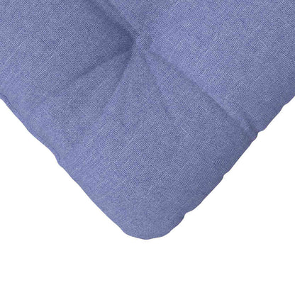 Cuscini per Seduta 4 pcs Blu jeans 40 x 40 x 12 cm Tessuto