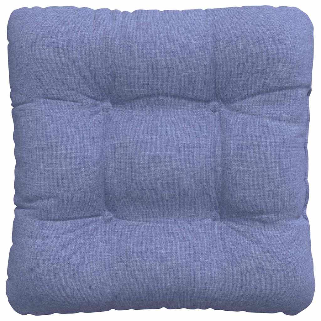 Cuscini per Seduta 4 pcs Blu jeans 40 x 40 x 12 cm Tessuto | homemem39