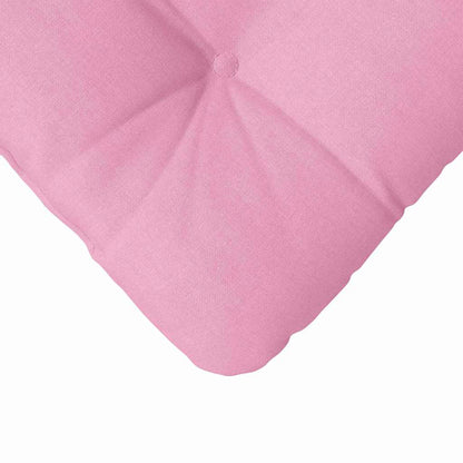 Cuscini per Seduta 4 pcs Rosa 40 x 40 x 12 cm Tessuto | homemem39