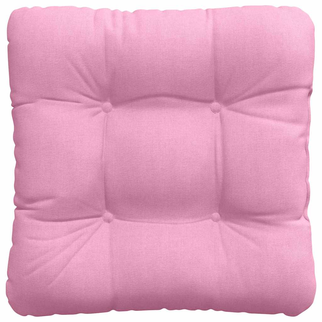 Cuscini per Seduta 4 pcs Rosa 40 x 40 x 12 cm Tessuto | homemem39