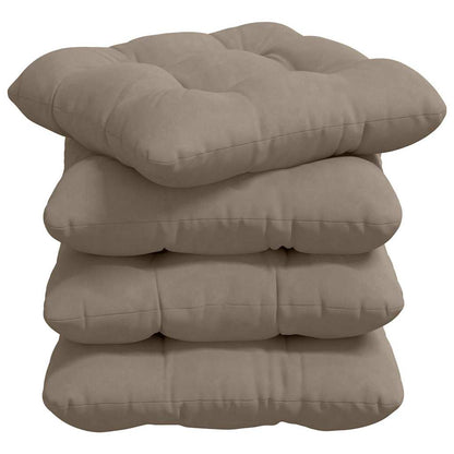 Cuscini per Seduta 4 pcs Talpa 40 x 40 cm Tessuto in Microfibra | homemem39