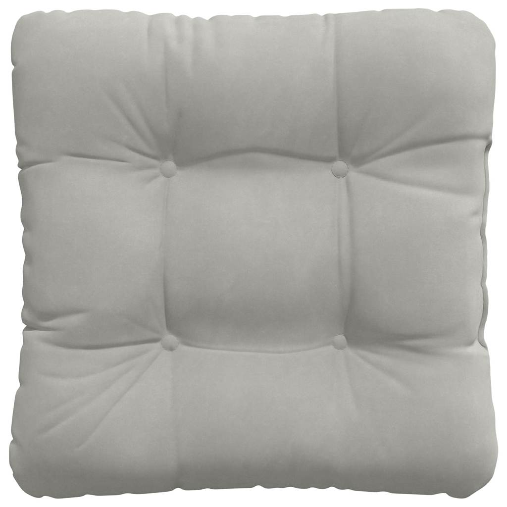 Cuscini per Seduta 4 pcs Grigio chiaro 40 x 40 cm | homemem39