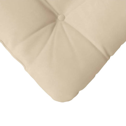 Cuscini per Seduta 4 pcs Crema 40 x 40 cm Tessuto in Microfibra