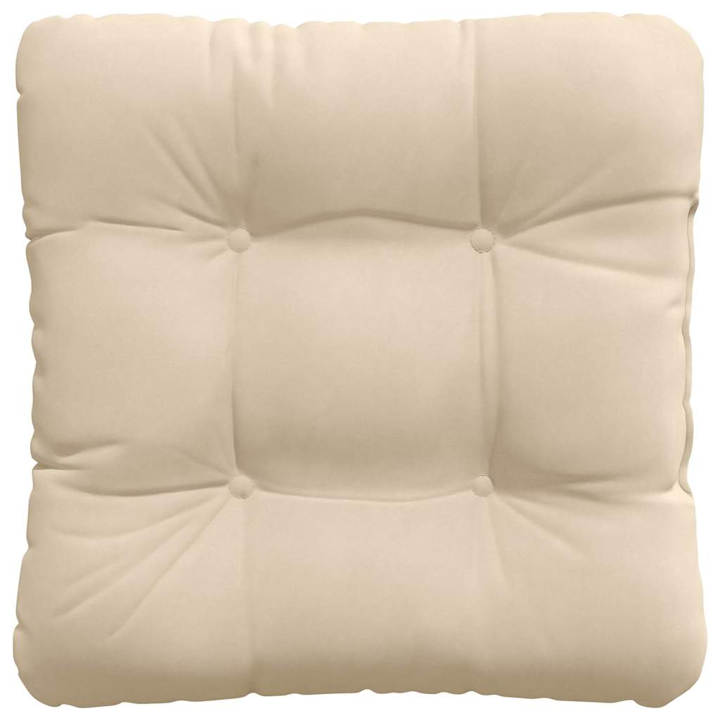 Cuscini per Seduta 4 pcs Crema 40 x 40 cm Tessuto in Microfibra | homemem39