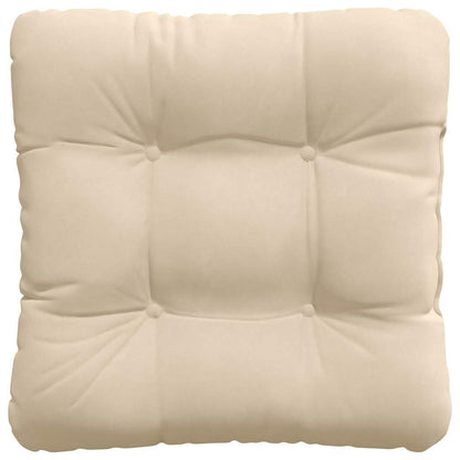Cuscini per Seduta 4 pcs Crema 40 x 40 cm Tessuto in Microfibra