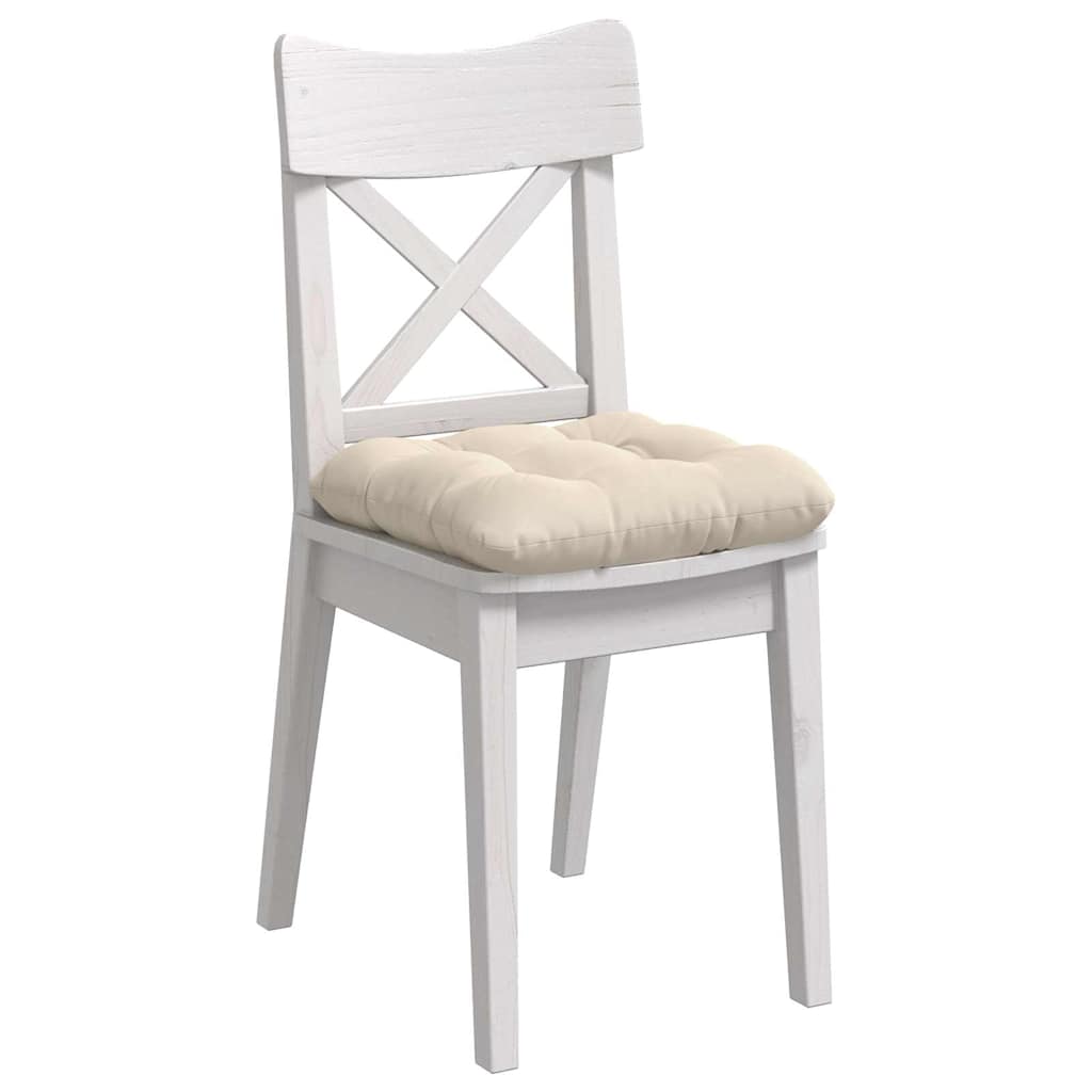 Cuscini per Seduta 4 pcs Beige 40 x 40 cm Tessuto in Microfibra | homemem39