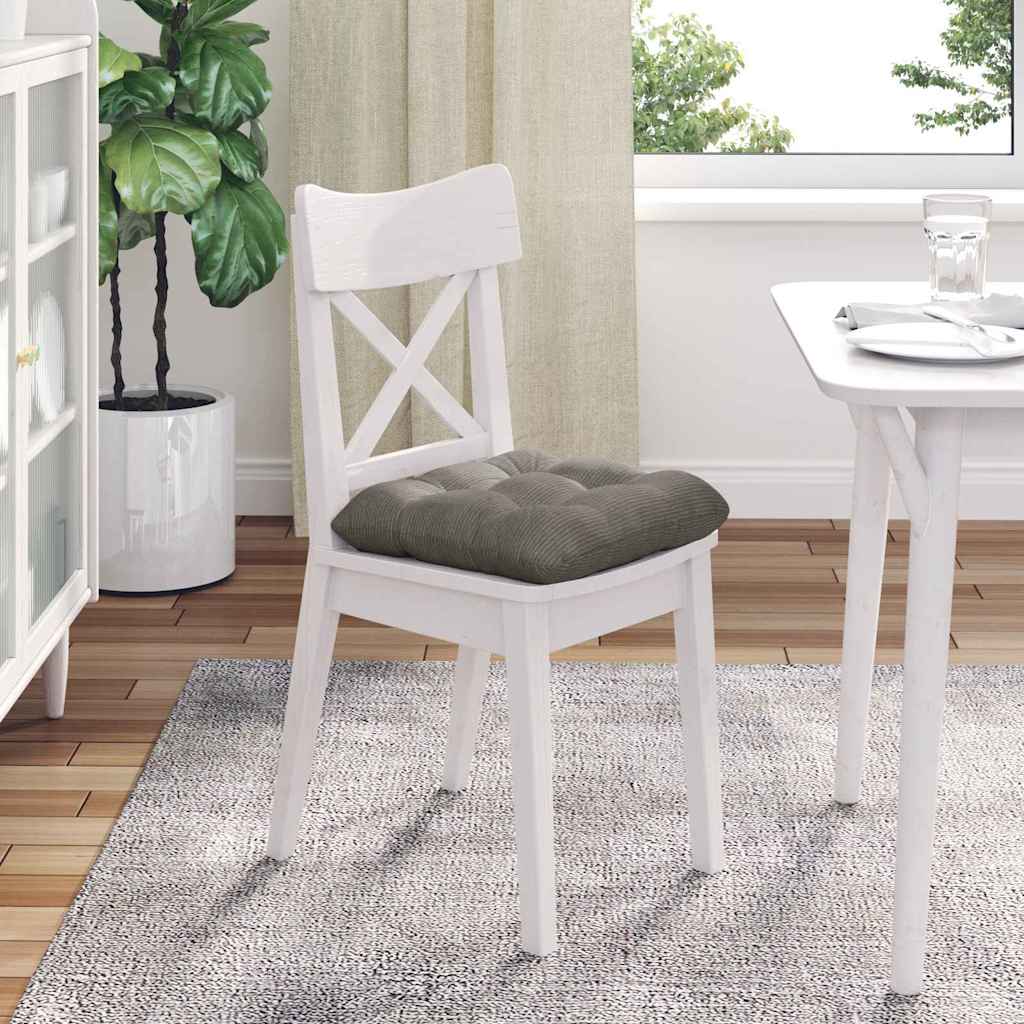 Cuscini per Seduta 4 pcs Grigio chiaro 40 x 40 cm | homemem39
