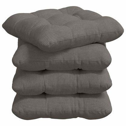 Cuscini per Seduta 4 pcs Grigio chiaro 40 x 40 cm