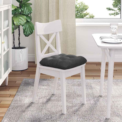 Cuscini per Seduta 4 pcs Grigio scuro 40 x 40 cm | homemem39