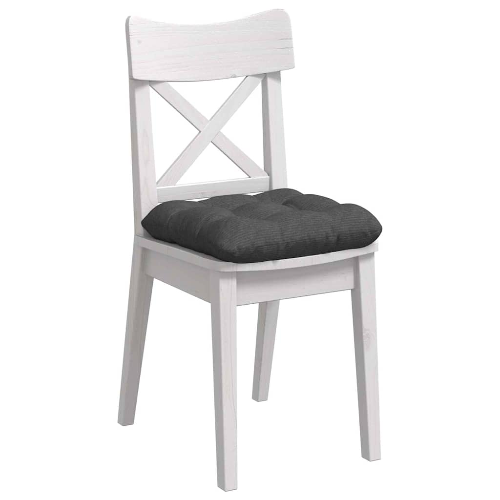 Cuscini per Seduta 4 pcs Grigio scuro 40 x 40 cm | homemem39