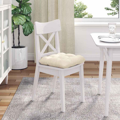 Cuscini per Seduta 4 pcs Crema 40 x 40 cm Tessuto in Cords | homemem39