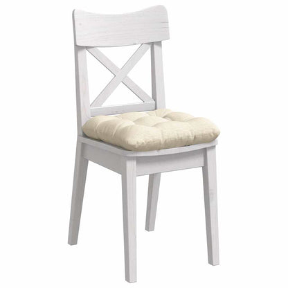 Cuscini per Seduta 4 pcs Crema 40 x 40 cm Tessuto in Cords | homemem39