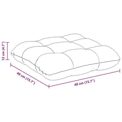 Cuscini per Seduta 4 pcs Crema 40 x 40 cm Tessuto in Cords