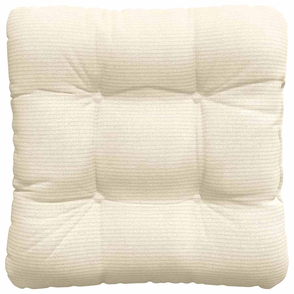 Cuscini per Seduta 4 pcs Crema 40 x 40 cm Tessuto in Cords | homemem39