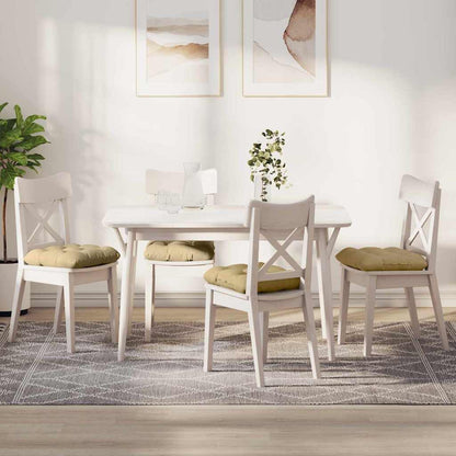 Cuscini per Seduta 4 pcs Grigio Verde 40 x 40 cm | homemem39