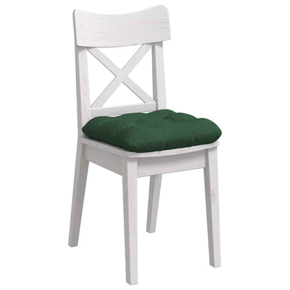 Cuscini per Seduta 4 pcs Verde Scuro 40 x 40 cm | homemem39
