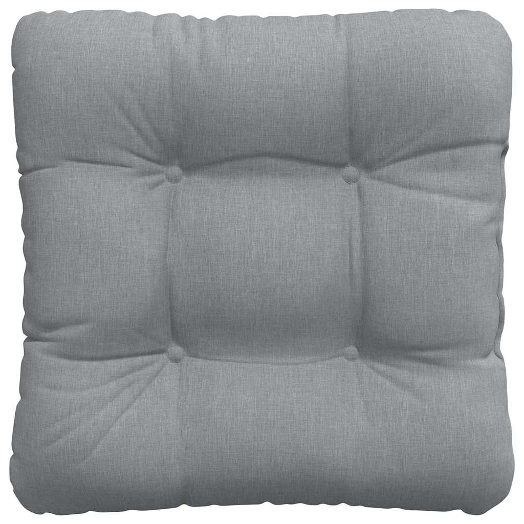 Cuscini per Seduta 4 pcs Grigio chiaro 45 x 45 x 12 cm Tessuto | homemem39