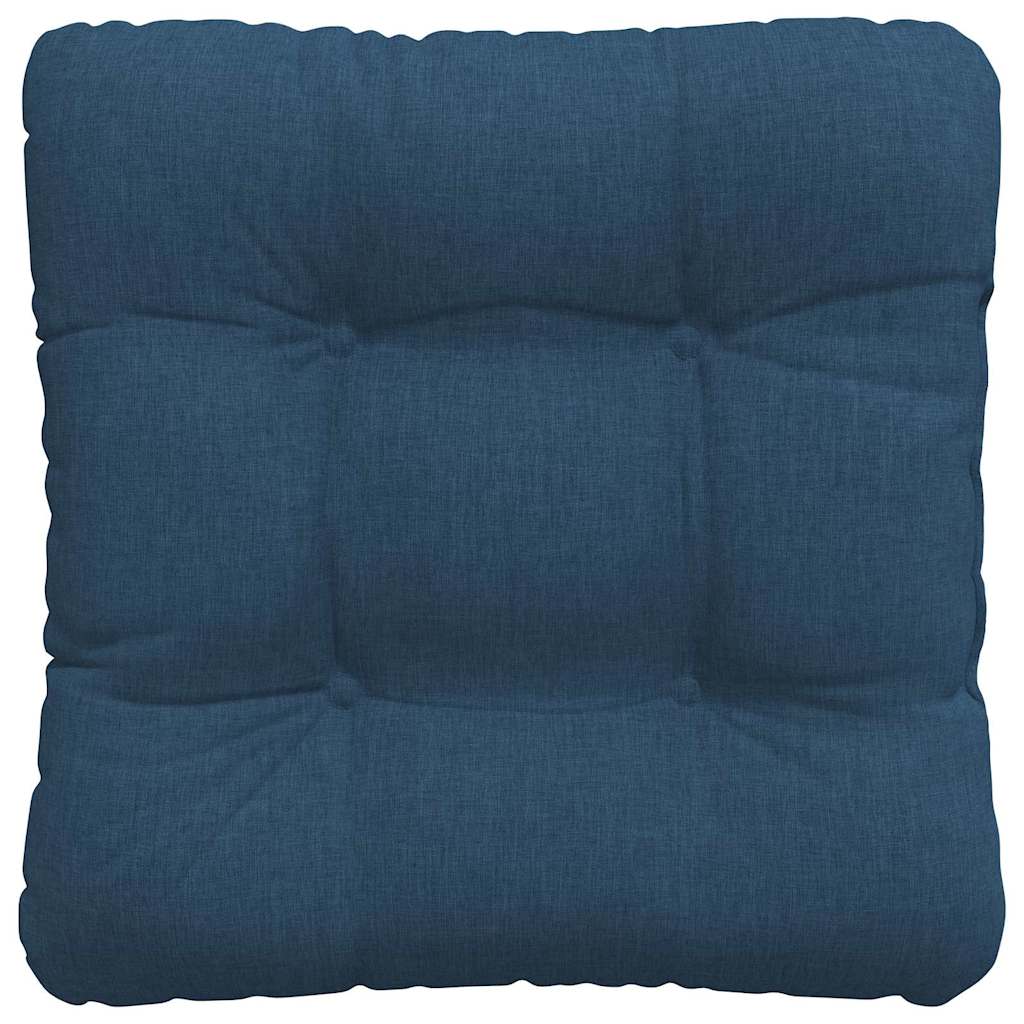 Cuscini per Seduta 4 pcs Blu 45 x 45 x 12 cm Tessuto | homemem39