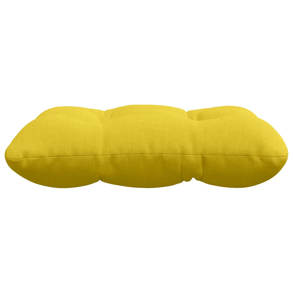 Cuscini per Seduta 4 pcs Giallo Chiaro 45 x 45 x 12 cm Tessuto | homemem39