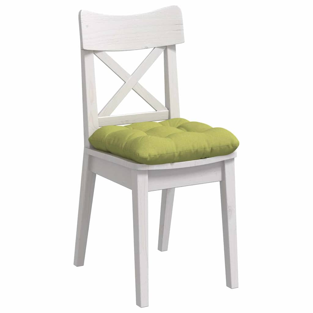 Cuscini per Seduta 4 pcs Verde chiaro 45 x 45 x 12 cm Tessuto | homemem39