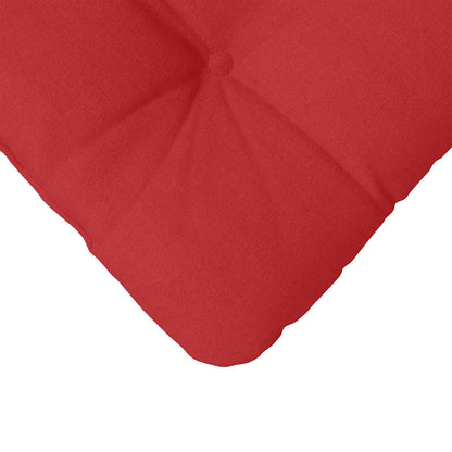 Cuscini per Seduta 4 pcs Rosso 45 x 45 x 12 cm Tessuto | homemem39