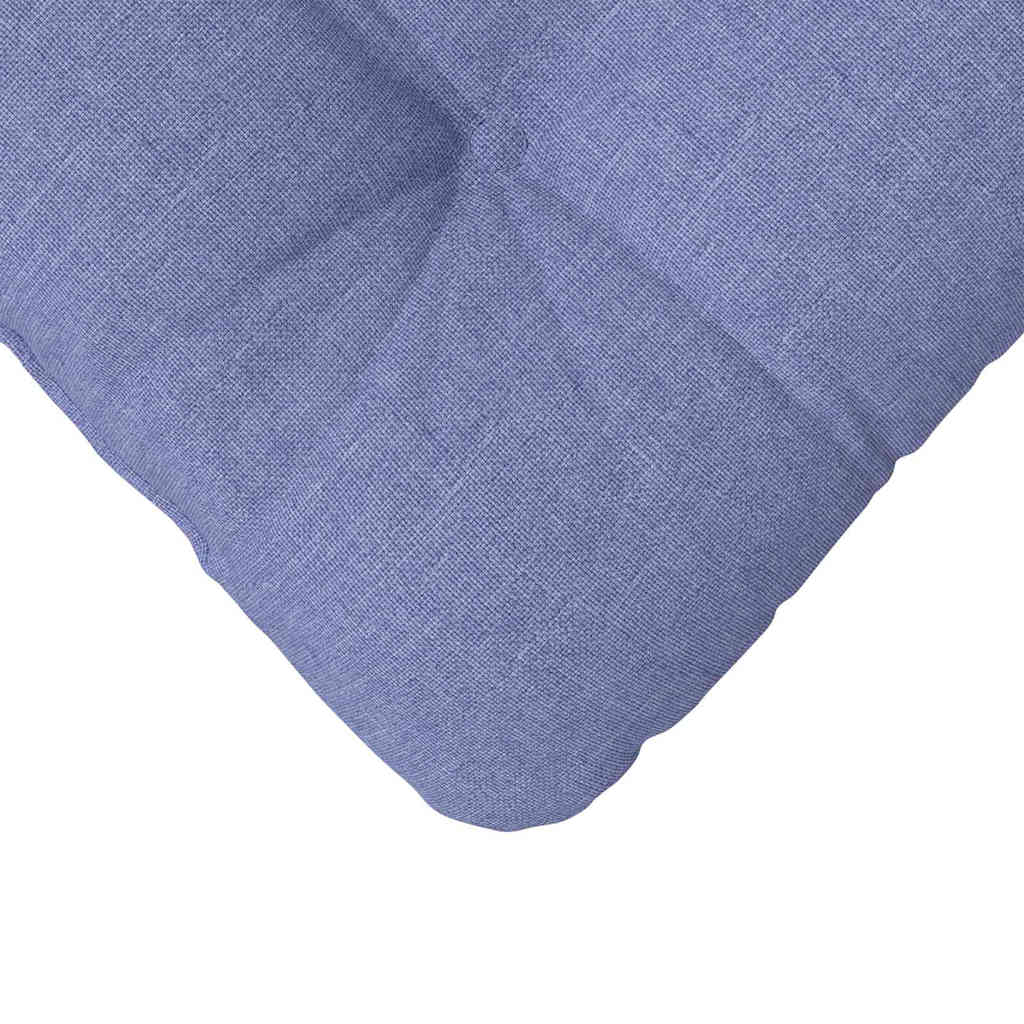 Cuscini per Seduta 4 pcs Blu jeans 45 x 45 x 12 cm Tessuto