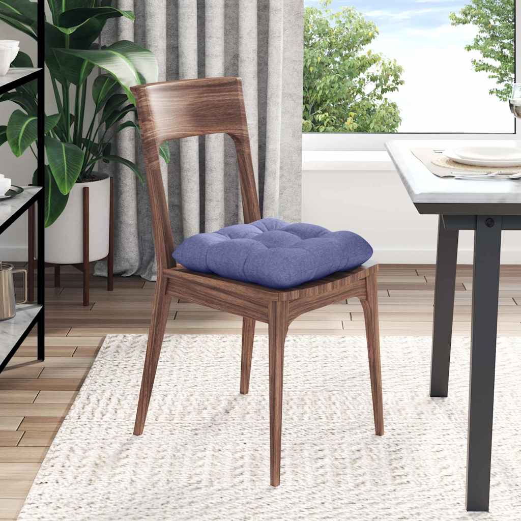 Cuscini per Seduta 4 pcs Blu jeans 45 x 45 x 12 cm Tessuto | homemem39