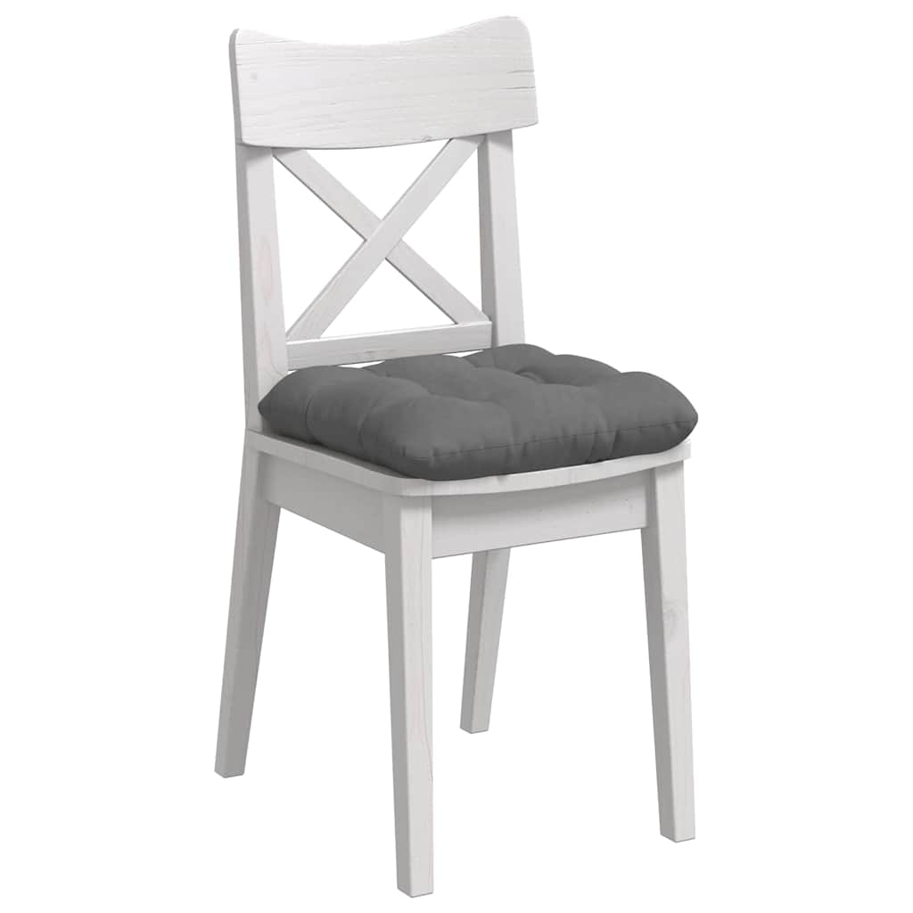 Cuscini per Seduta 4 pcs Grigio scuro 45 x 45 cm | homemem39