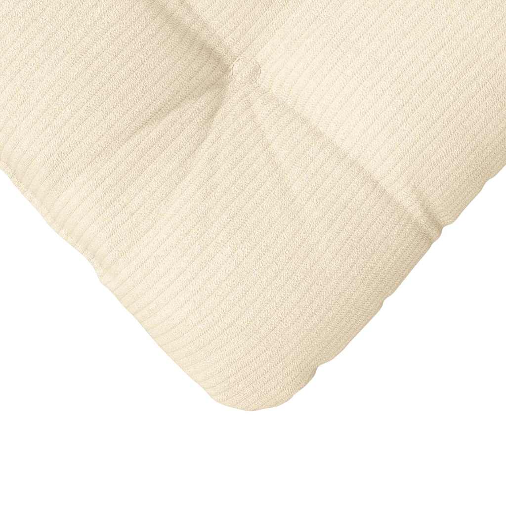 Cuscini per Seduta 4 pcs Crema 45 x 45 cm Tessuto in Cords | homemem39