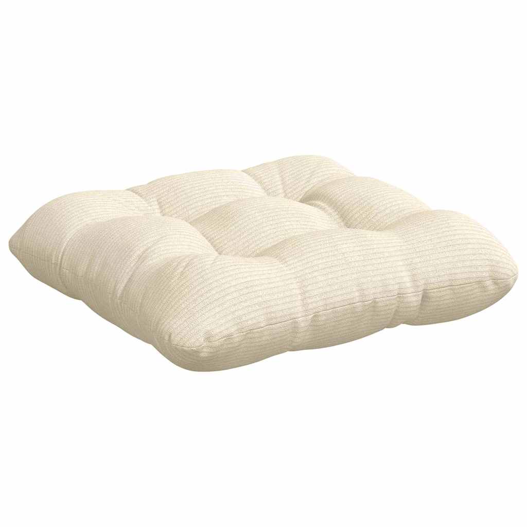 Cuscini per Seduta 4 pcs Crema 45 x 45 cm Tessuto in Cords | homemem39