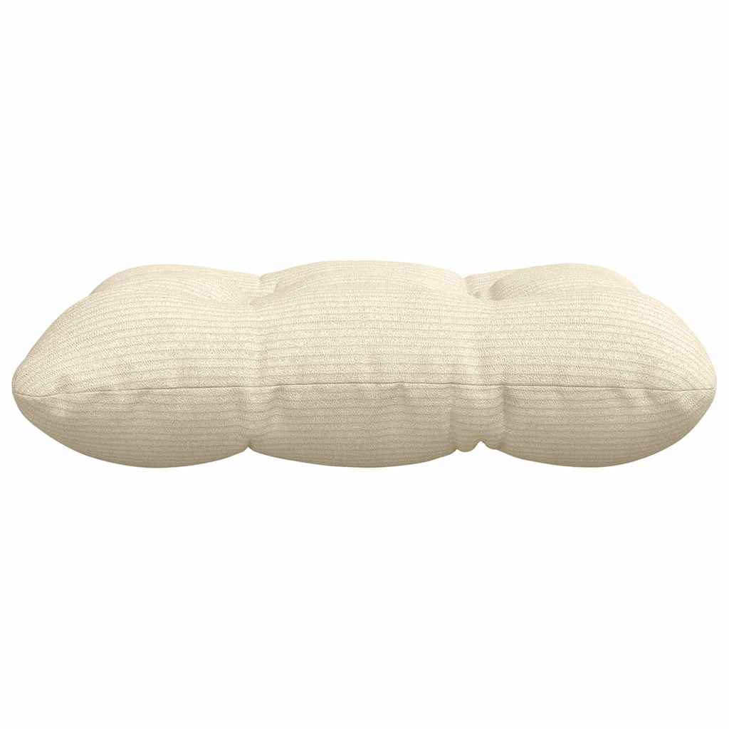 Cuscini per Seduta 4 pcs Crema 45 x 45 cm Tessuto in Cords | homemem39