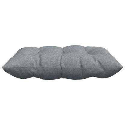 Cuscini per Seduta 4 pcs Grigio chiaro 40 x 40 x 6 cm Tessuto