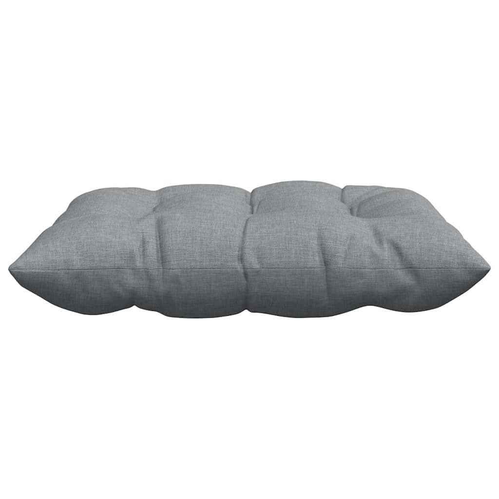 Cuscini per Seduta 4 pcs Grigio chiaro 40 x 40 x 6 cm Tessuto