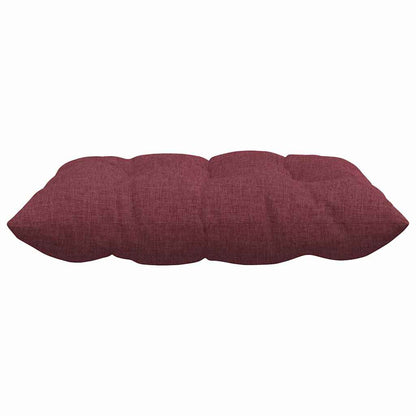 Cuscini per Seduta 4 pcs Rosso Vino 40 x 40 x 6 cm Tessuto