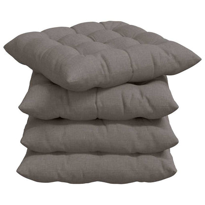 Cuscini per Seduta 4 pcs Talpa 40 x 40 x 6 cm Tessuto