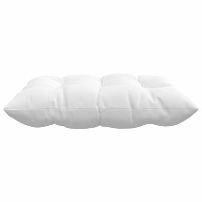 Cuscini per Seduta 4 pcs Bianco 40 x 40 x 6 cm Tessuto | homemem39