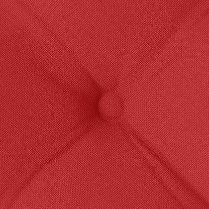 Cuscini per Seduta 4 pcs Rosso 40 x 40 x 6 cm Tessuto