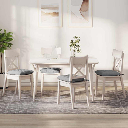 Cuscini per Seduta 4 pcs Grigio Nuvola 40 x 40 x 6 cm Tessuto | homemem39