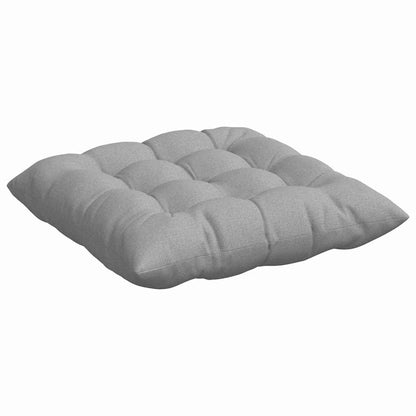Cuscini per Seduta 4 pcs Grigio Nuvola 40 x 40 x 6 cm Tessuto