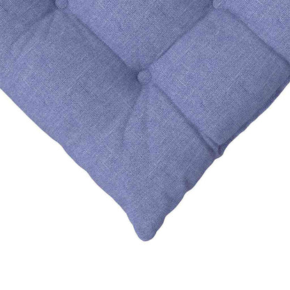 Cuscini per Seduta 4 pcs Blu jeans 40 x 40 x 6 cm Tessuto | homemem39