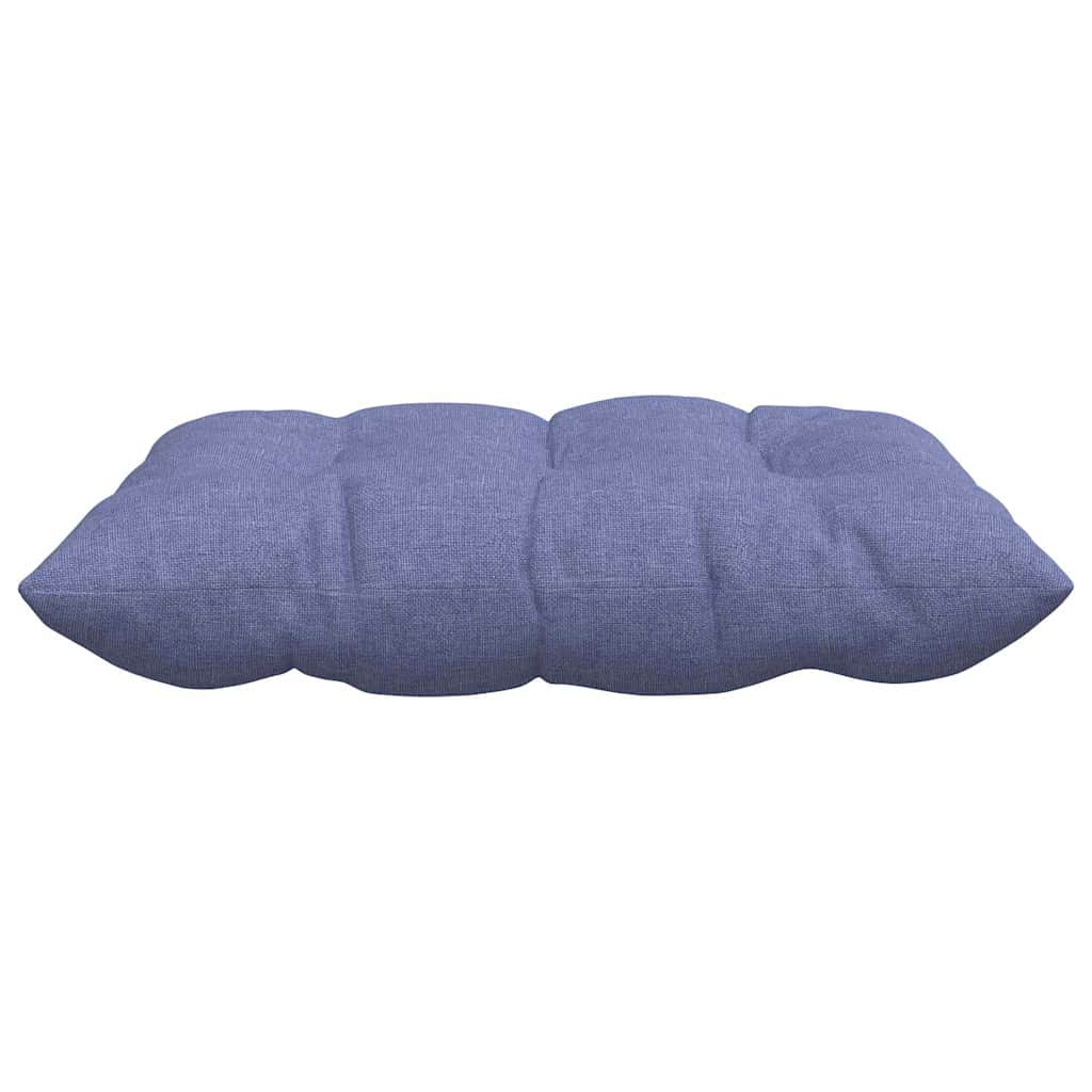 Cuscini per Seduta 4 pcs Blu jeans 40 x 40 x 6 cm Tessuto