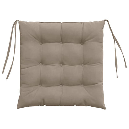 Cuscini per Seduta 4 pcs Talpa 40 x 40 x 6 cm Microfibra