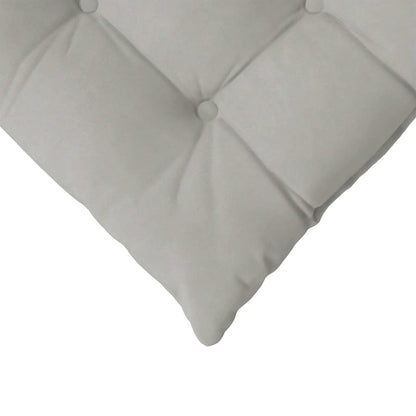 Cuscini per Seduta 4 pcs Grigio chiaro 40 x 40 x 6 cm