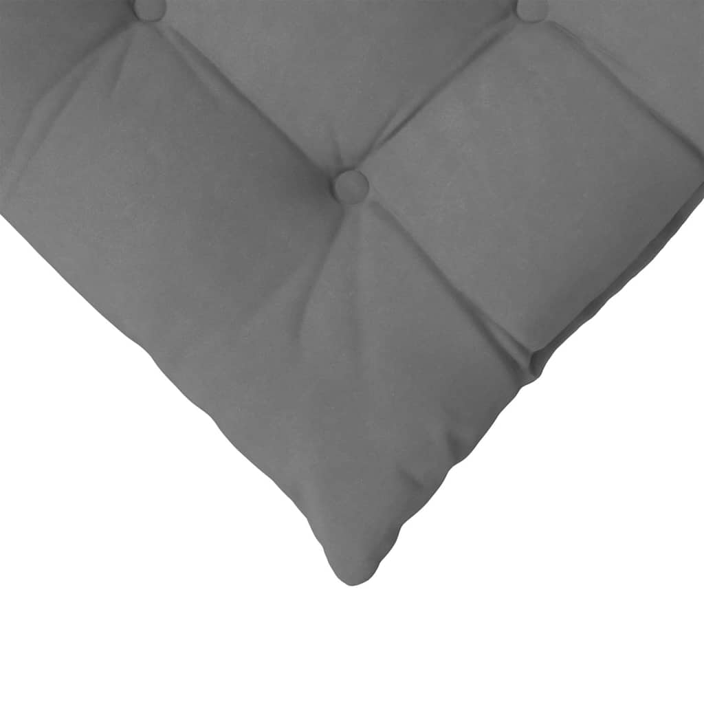 Cuscini per Seduta 4 pcs Grigio scuro 40 x 40 x 6 cm Microfibra | homemem39