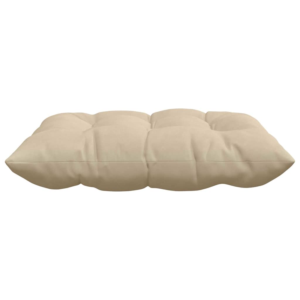 Cuscini per Seduta 4 pcs Crema 40 x 40 x 6 cm Microfibra | homemem39