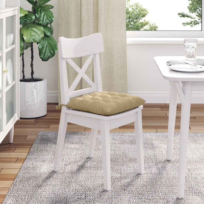 Cuscini per Seduta 4 pcs Grigio Verde 40 x 40 x 6 cm