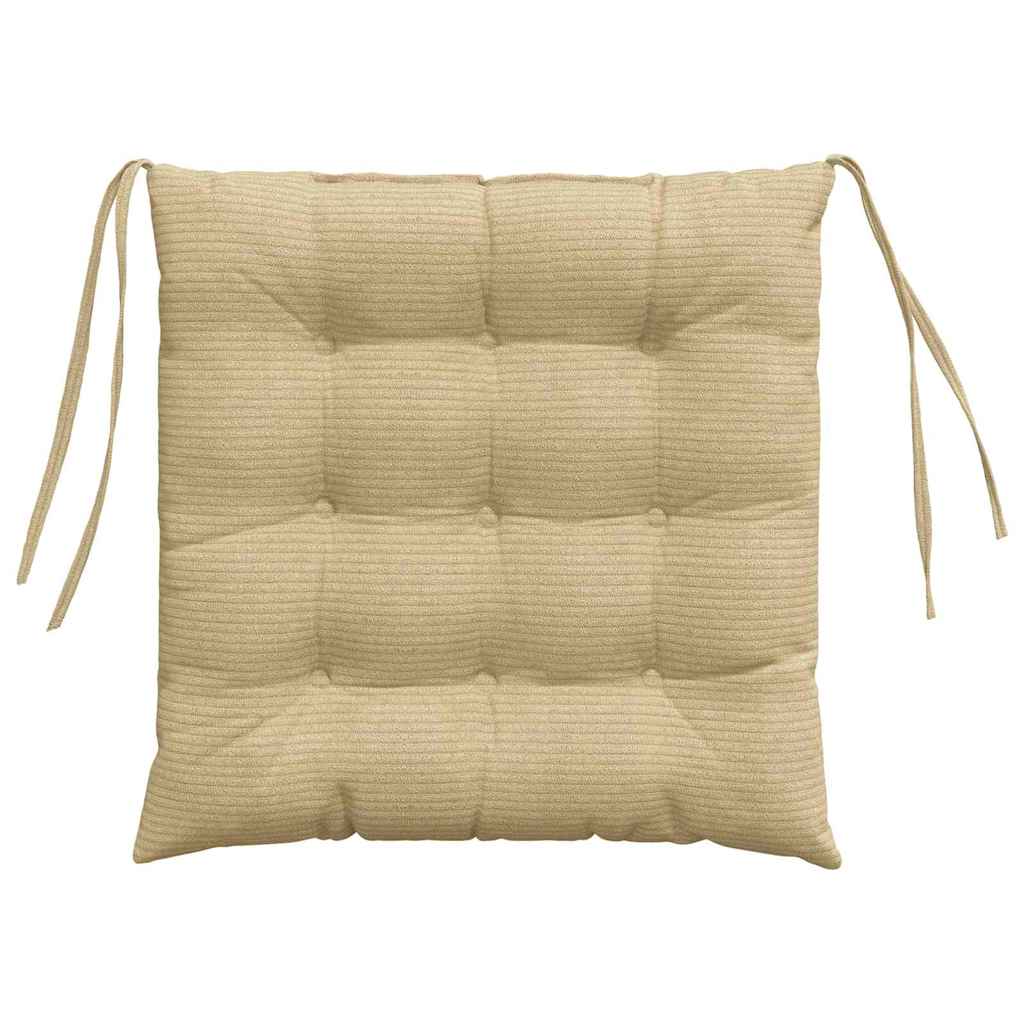 Cuscini per Seduta 4 pcs Grigio Verde 40 x 40 x 6 cm