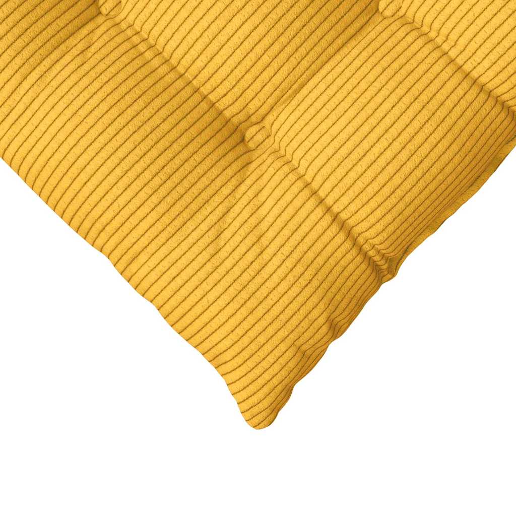 Cuscini per Seduta 4 pcs Giallo Chiaro 40 x 40 x 6 cm | homemem39