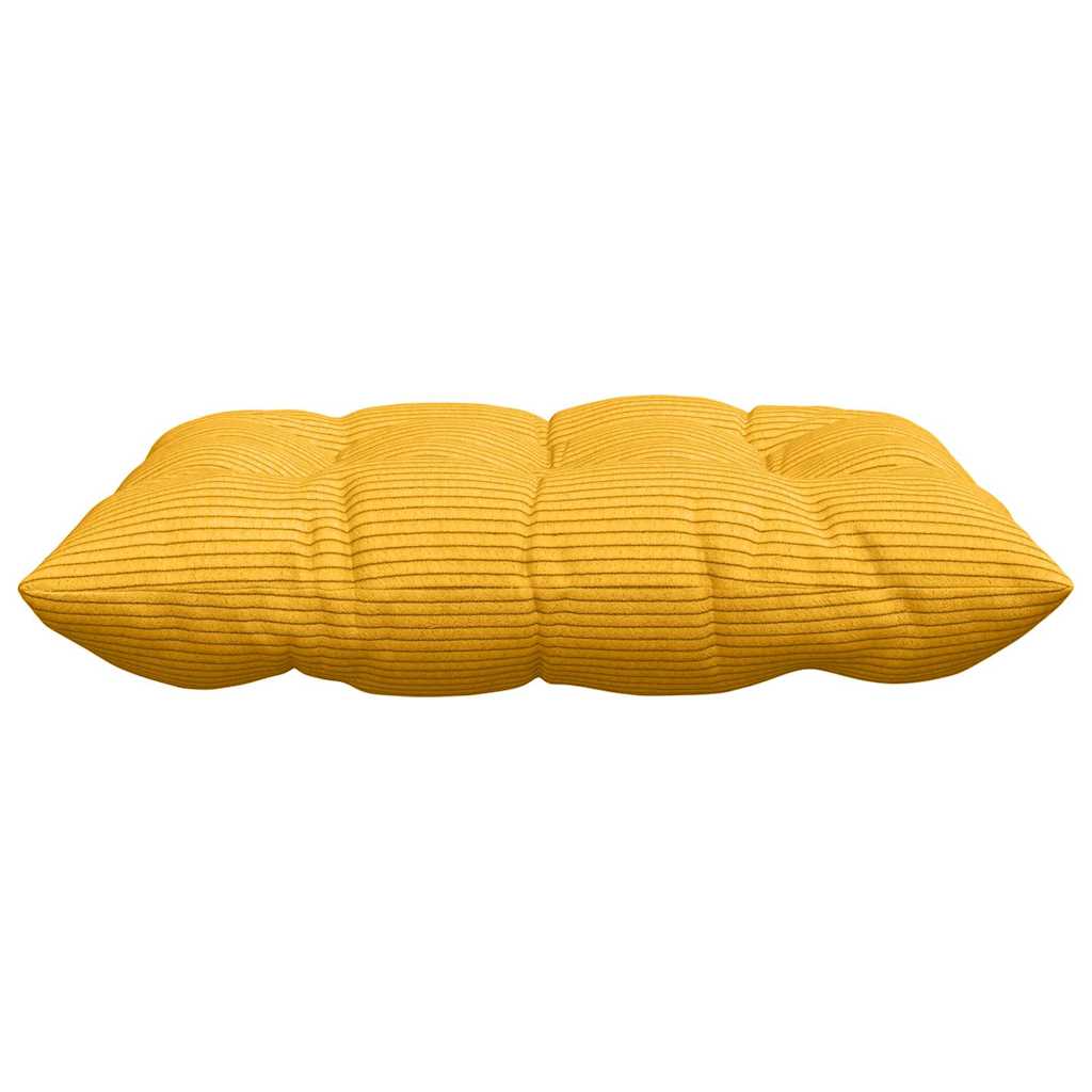 Cuscini per Seduta 4 pcs Giallo Chiaro 40 x 40 x 6 cm | homemem39